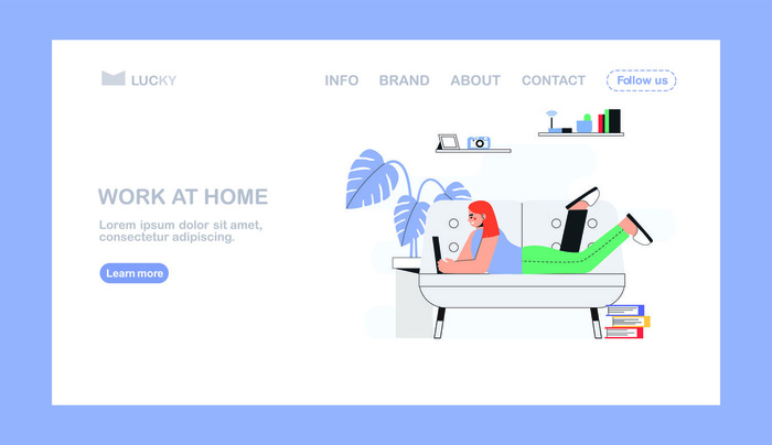 扁平化人物场景办公互联网等距ai矢量设计网页海报UI素材插画