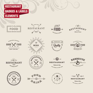 手绘Logo标志素材