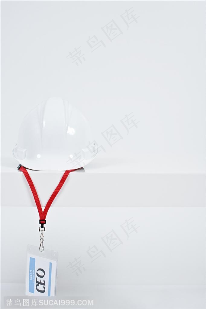 广告创意素材-安全帽与胸牌