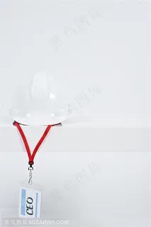 广告创意素材-安全帽与胸牌