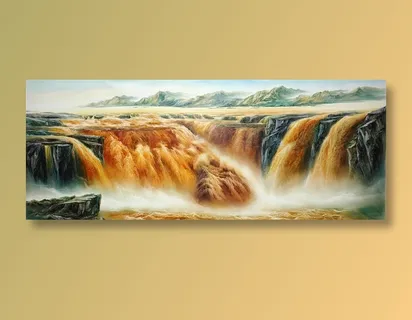 奔腾黄河大气图片