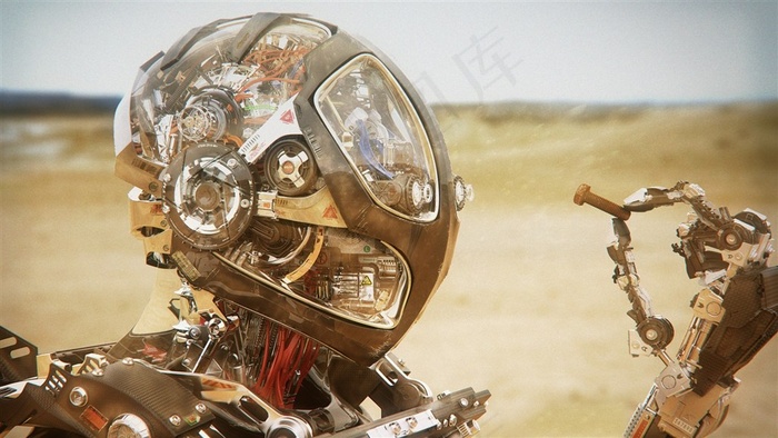 手握螺丝钉的机器人