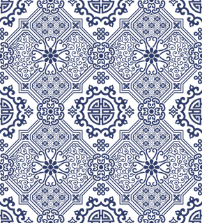 中国风古典底纹免抠