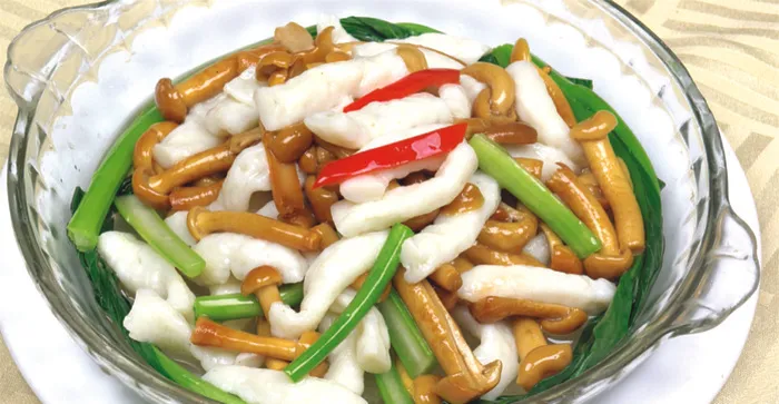 95LC-382滑菇烩鱼面