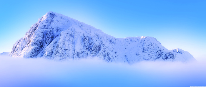 高清唯美雪山雪景