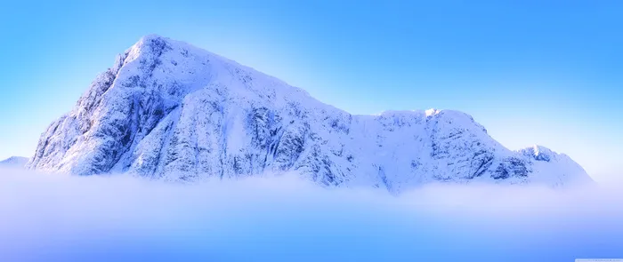 高清唯美雪山雪景