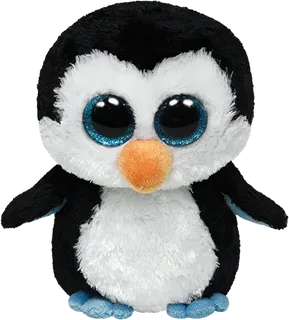 毛绒企鹅黑色
