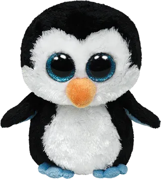 毛绒企鹅黑色