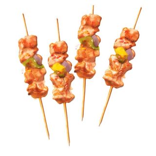 羊肉串鸡肉串美食插画元素