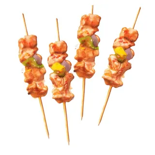 羊肉串鸡肉串美食插画元素