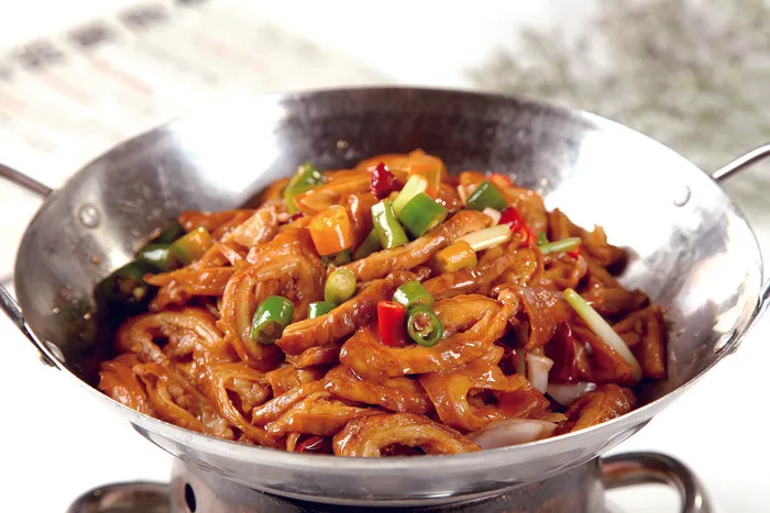 干锅美食焖锅湘菜麻辣香辣纸锅干锅大肠