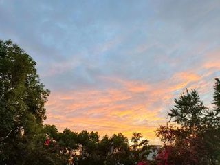 彩色晚霞高清图