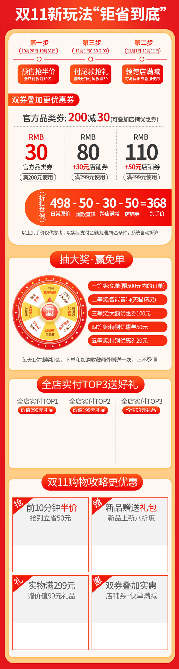 电商ps设计淘宝天猫详情页预售关联模板商品促销推荐模块PSD素材