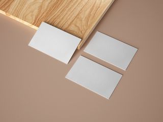 3张高级感名片样机