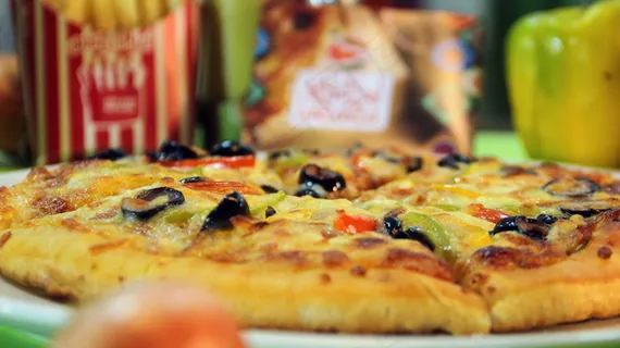 田园风情披萨图片