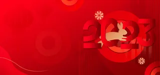 新年喜庆红色背景图