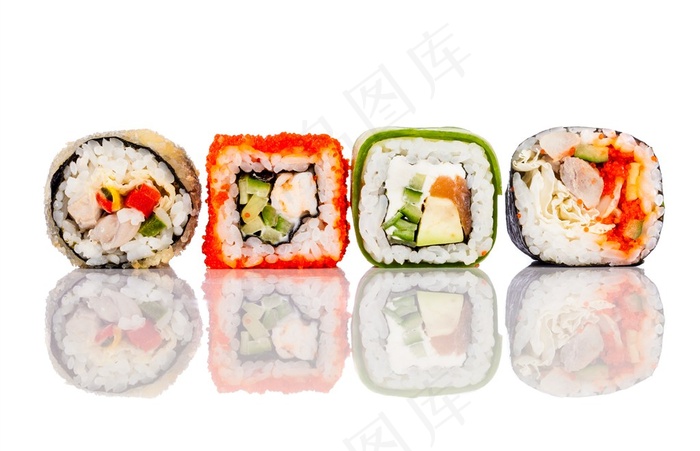 寿司底图白背景