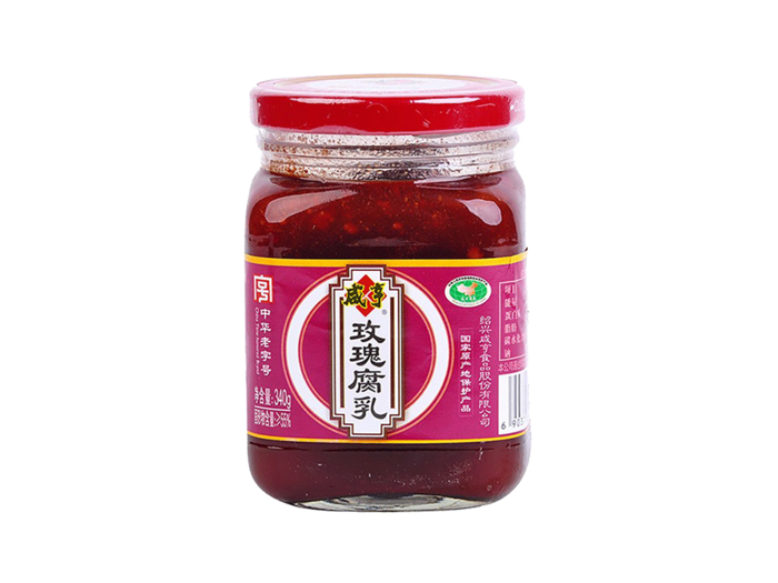 咸亨 玫瑰腐乳 超市商品白底图免抠实物摄影png格式图片透明底