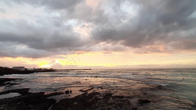 海, 日落, 海滩, 支撑, 天空, 海洋, 自然, 水