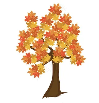 矢量免抠梧桐树