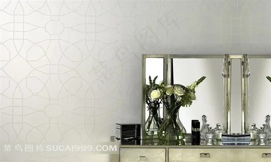 欧美室内效果图梳妆台