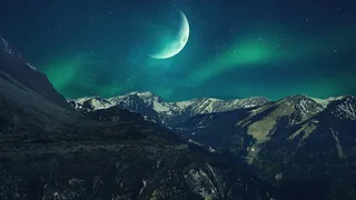 冬天自然背景风景