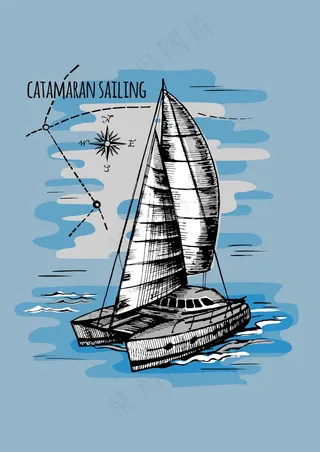 电动帆船 海上运动