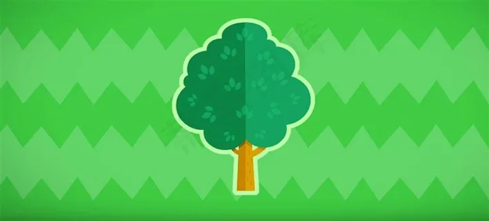 春天里叶子嫩绿的小树 春天里叶子嫩绿的小树