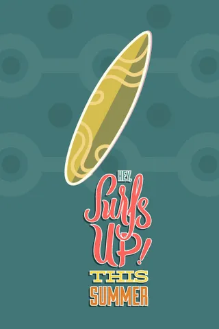 夏天海报|矢量|插画|扁平|风格