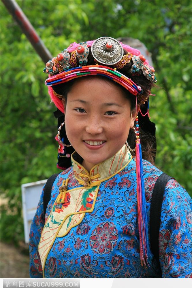 藏族姑娘
