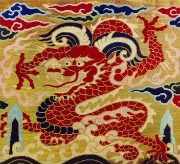 吉祥龙纹精美服饰图案素材