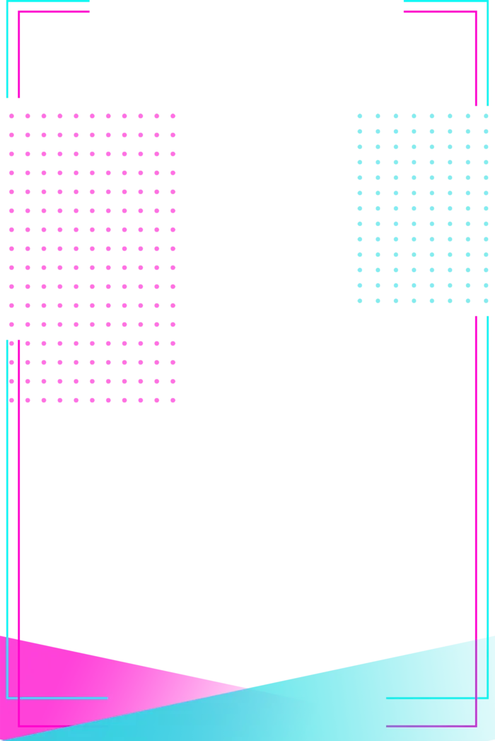 几何简约边框抖音故障装饰