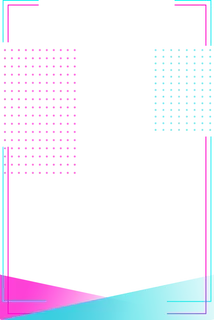几何简约边框抖音故障装饰