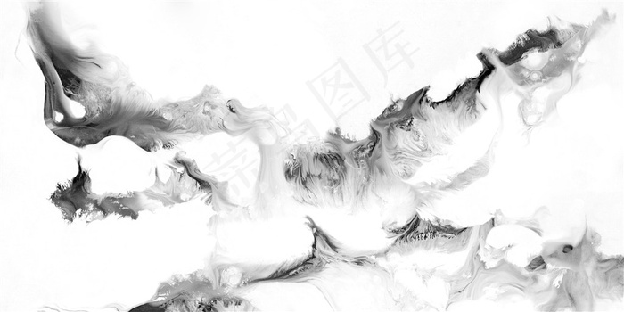 水墨画水墨电分