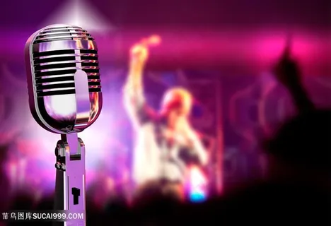 麦克风特写高清图片