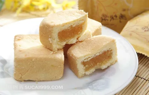 凤梨酥美食高清摄影素材