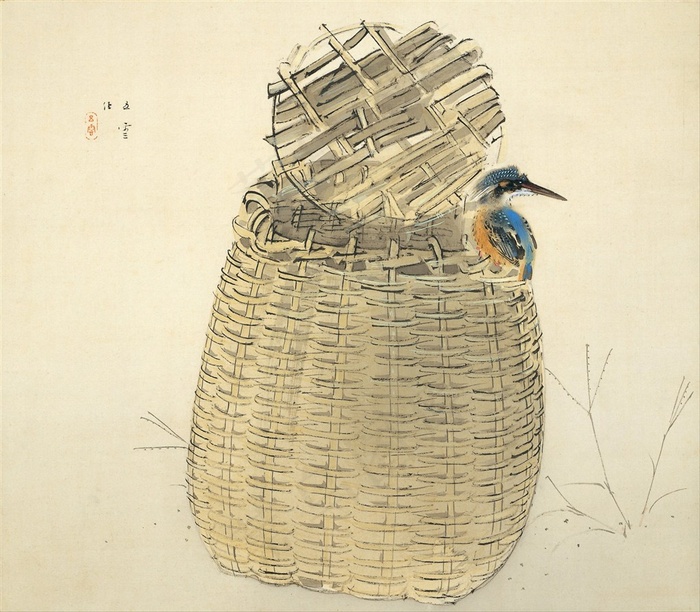 桥本关雪花鸟画作品素材