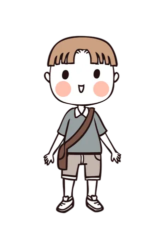 简约风PNG卡通小人动漫动画人物免扣图片素材 (66)