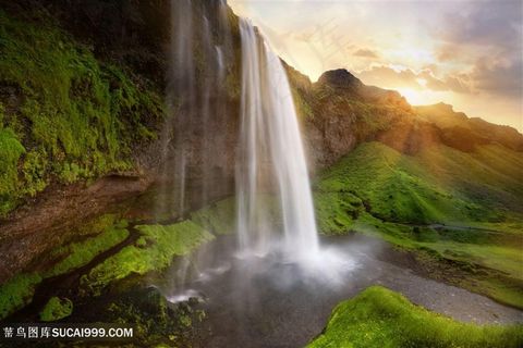 高清唯美瀑布风景图片