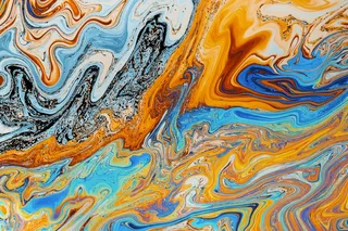 抽象波浪油漆流体海报设计背景纹理图片素材