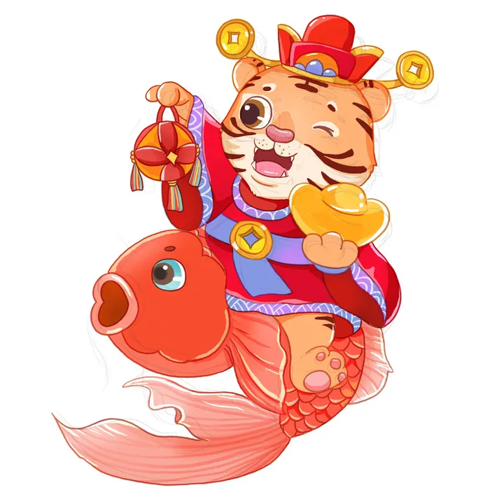 设计 虎年 装饰psd模版下载