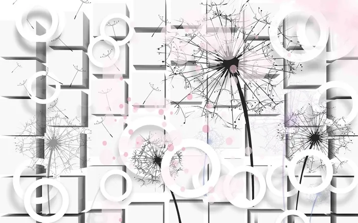 立体背景墙psd模版下载