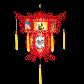 实景红灯笼效果