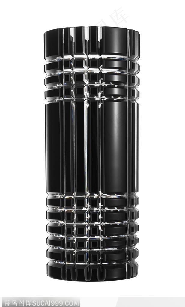 玻璃艺术-精美的黑色花瓶