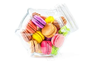 美味的马卡龙饼干素材