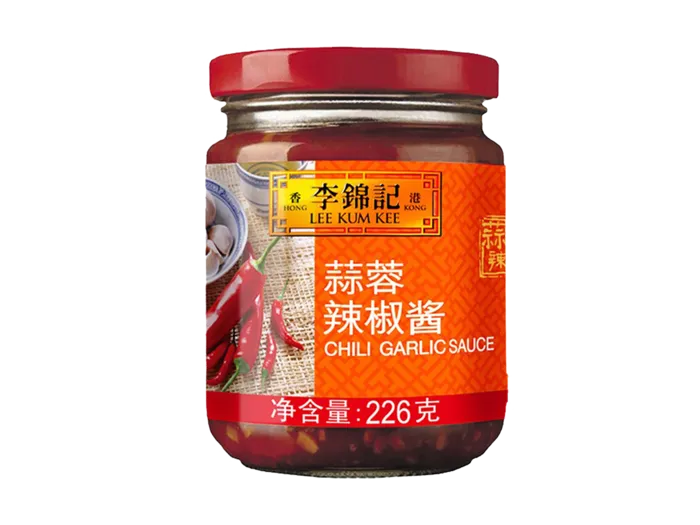李锦记蒜蓉辣椒酱超市商品白底图免抠实物摄影png格式图片透明底