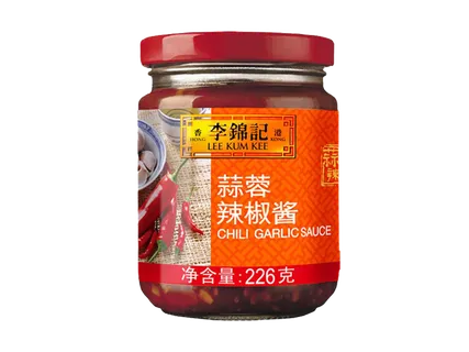 李锦记蒜蓉辣椒酱超市商品白底图免抠实物摄影png格式图片透明底