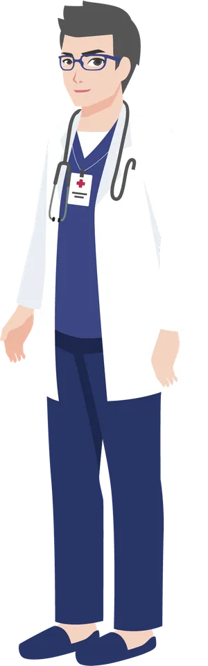 帅气男医生插图