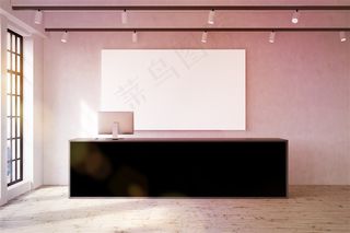 时尚简约办公室装修高清素材图片