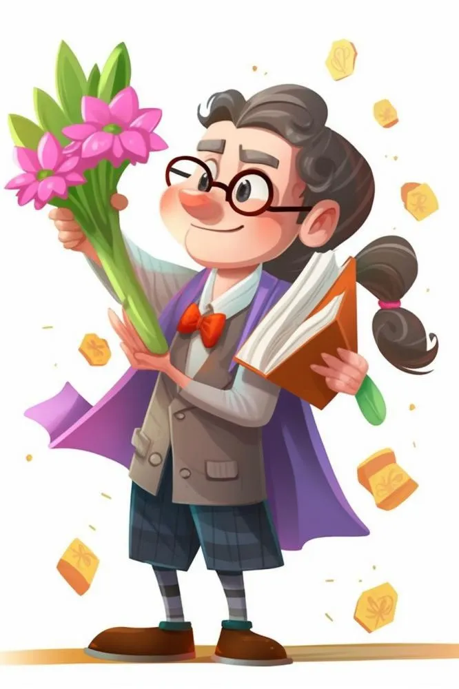 毕业学生穿着学士服花海报素材背景(896x1344)